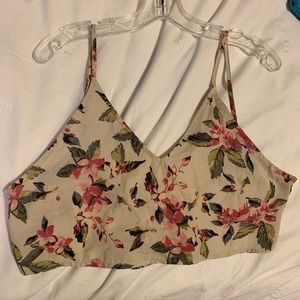 floral crop top